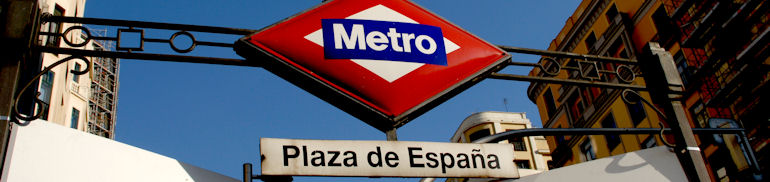 Madrid métro Plaza de España
